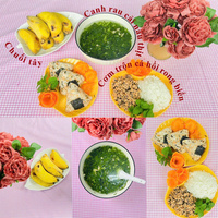 bua an tieu chuan cua cac be truong mam non vinh ho - truong mam non vinh ho